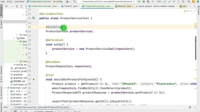 How to Inject beans in a unit test Using MockBean and InjectMocks смотреть онлайн