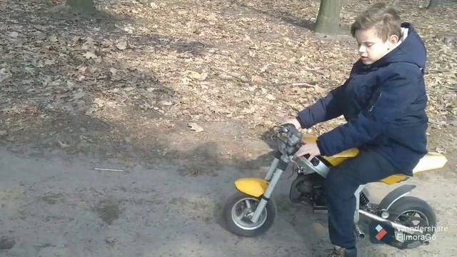 Мини байк Иллюши.Видеообзор и тест драйв. смотреть онлайн