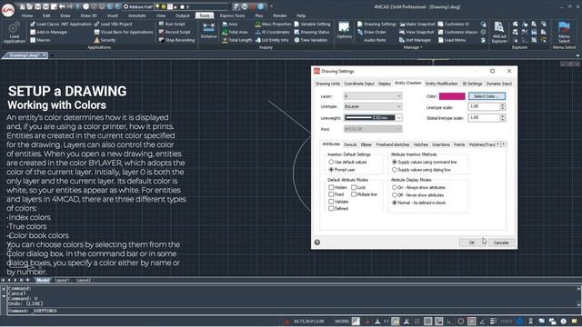 4MCAD v23 - Working with Drawings смотреть онлайн
