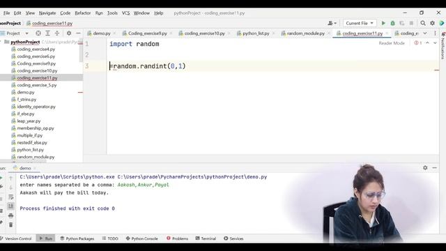 P_34 Coding Exercise for Beginners in Python | Heads or Tails | Python Tutorials for Beginners смотреть онлайн