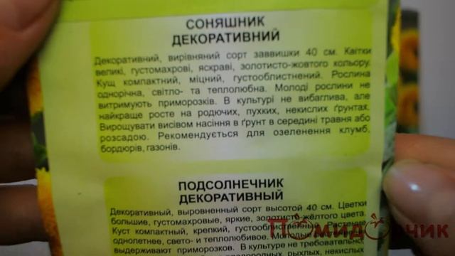 Семена Подсолнечника Декоративный - Помидорчик смотреть онлайн