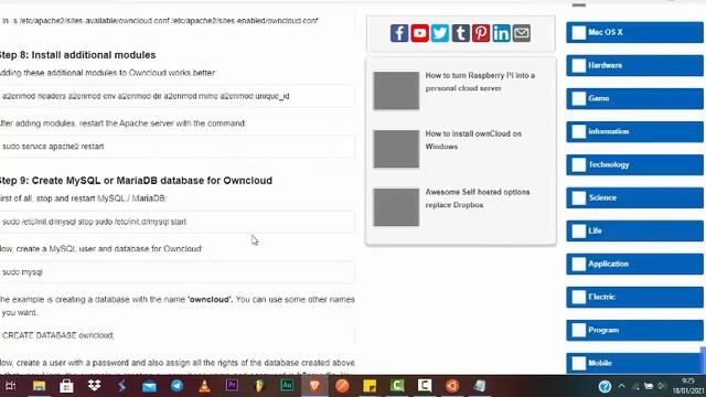 Tutorial Install Owncloud - Windows 10 version смотреть онлайн