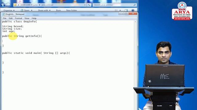 AIET | Java | Lecture-03 | Java Classes and Object смотреть онлайн