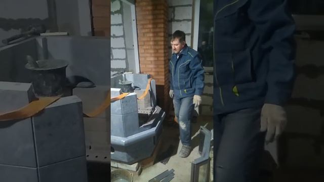 Печь камин из Талькомагнезита смотреть онлайн