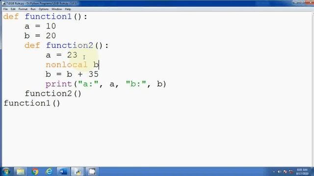 Python LEGB Rule in Python Tutorial with Practical | CS Class 12 | Scope of Variables in Python смотреть онлайн