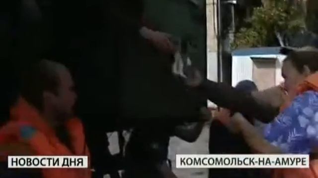 Прорыв дамбы в Комсомольске-на-Амуре смотреть онлайн