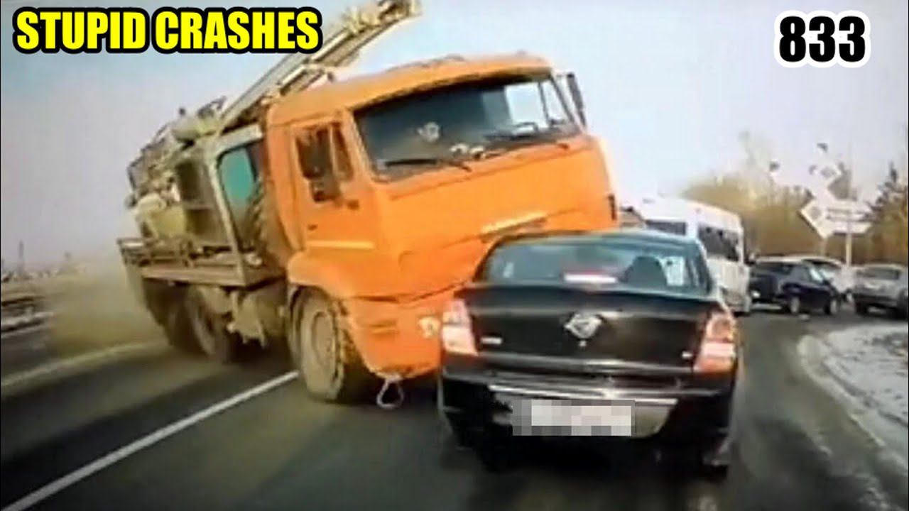 Stupid crashes 833 November 2023 car crash compilation смотреть онлайн