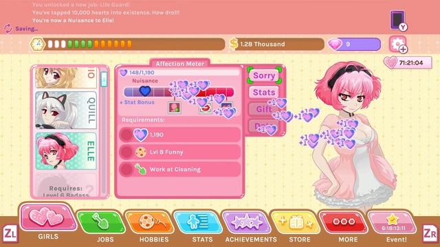 Crush Crush Nintendo Switch Gameplay