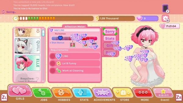 Crush Crush Nintendo Switch Gameplay