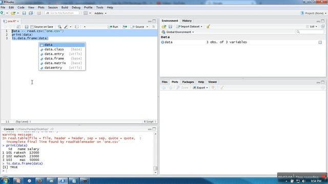 How to Read and Analyze CSV file in R Programming : Tutorial # 29 смотреть онлайн