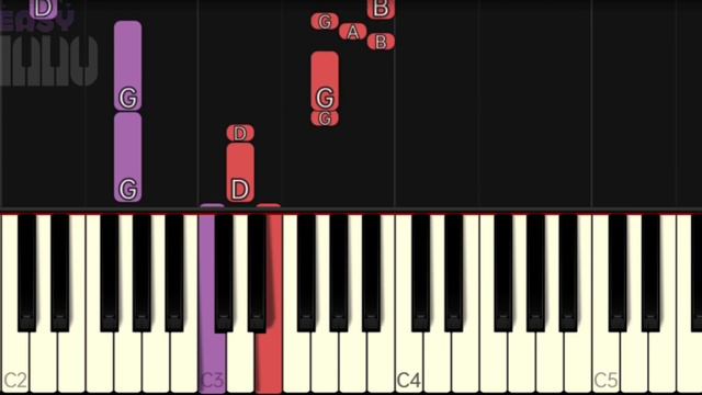 AMAZING GRACE - SLOW & EASY PIANO TUTORIAL смотреть онлайн