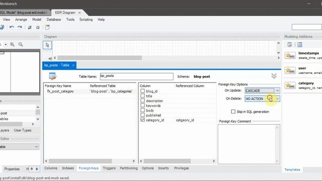 Database design with MySQL workbench 01 - Blog posts ERD diagram смотреть онлайн