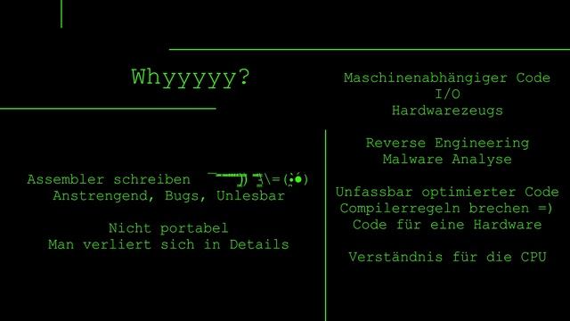 Assembler Tutorial #1 - Einleitung смотреть онлайн