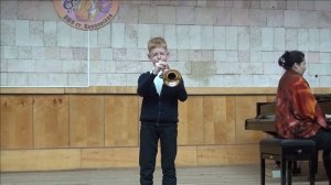 В. Моцарт - Аллегретто, исп. Арсений Ивасюк, труба