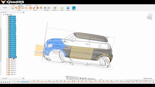Fusion 360 Mini Cooper S EP14 ?? 2020 смотреть онлайн