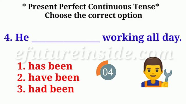 Present Perfect Continuous Tense |Quiz|English Grammar| Practice Exercise смотреть онлайн