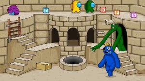 радужные друзья в амонг ас