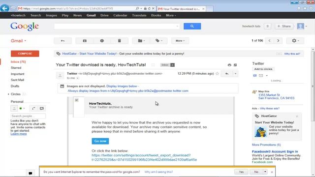 How to Download Twitter Archive смотреть онлайн