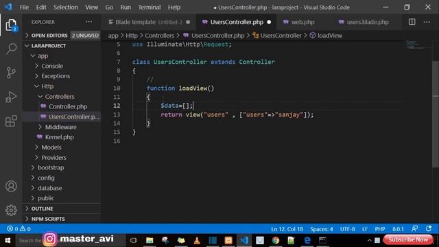 10. Blade Template PART- 3 || LARAVEL 8 in Hindi. || ( #laravel #composer #xampp) смотреть онлайн