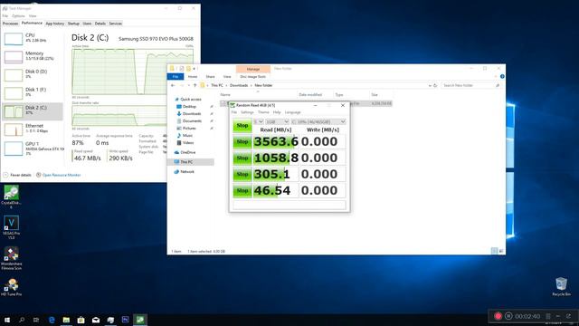 Samsung 970 Evo Plus NVMe M.2 - MZ-V7S500BW 500 GB - TEST