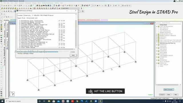 Steel Design in STAAD Pro смотреть онлайн