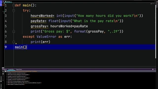 Python - Displaying An Exceptions Default Error Message смотреть онлайн