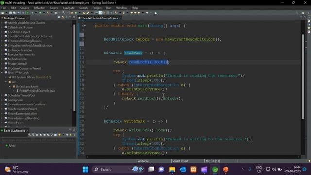 ReadWriteLock Concept in multi threading tutorial //Easy Learning Channel смотреть онлайн