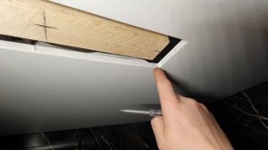 Установка сдвоенных светильников. Внутренняя вклейка.  Как утопить люстру в натяжной потолок.