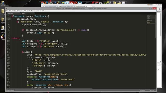 MongoLab - Remote MongoDB API & JQuery - Part 2 смотреть онлайн