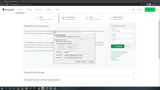 How to Install MongoDB Server on Windows смотреть онлайн