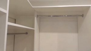 Двери-купе для гардеробной стекло сатин