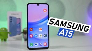 Samsung A15 Обзор