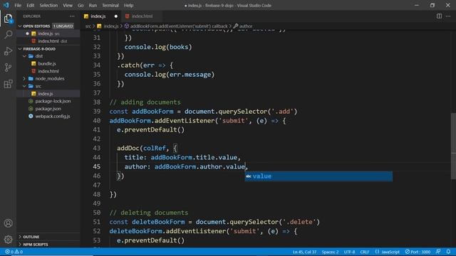 Getting Started with Firebase 9 #5 - Adding & Deleting Documents смотреть онлайн