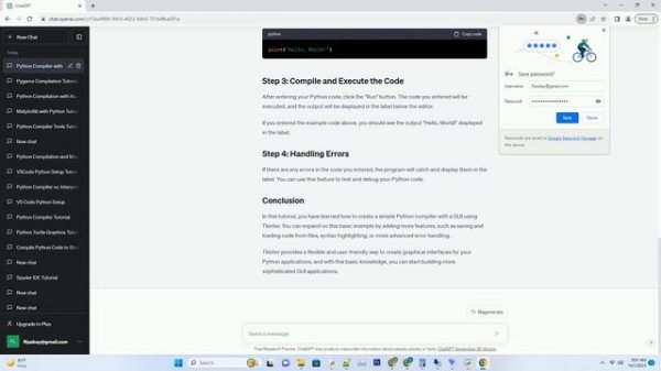 python compiler with tkinter