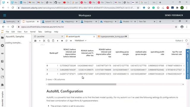 Bankruptcy Prediction using Azure Auto ML смотреть онлайн