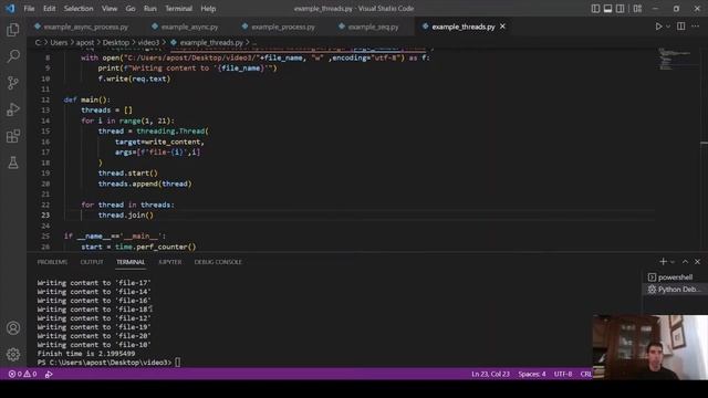 Asyncio, Multi-threading, Multi-processing - Comparing performance смотреть онлайн