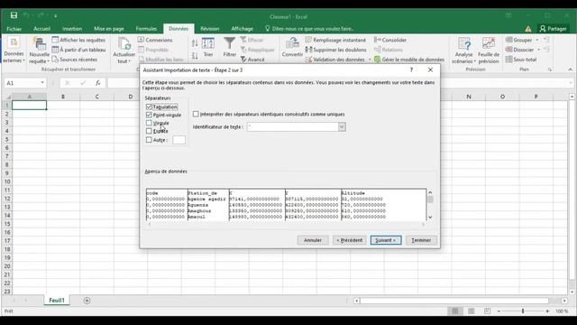 DATA/EXCEL : Convertir un fichier texte ou CSV en tableur Excel смотреть онлайн