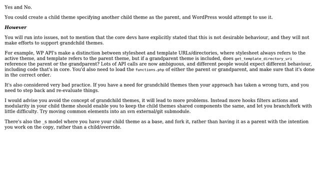 Wordpress: Is it possible to make grandchild themes? (2 Solutions!!) смотреть онлайн