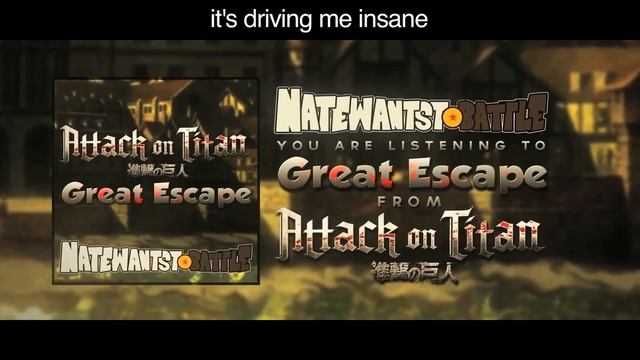 Attack on Titan - Great Escape (English Cover Song) [2nd Ending] - NateWantsToBattle смотреть онлайн