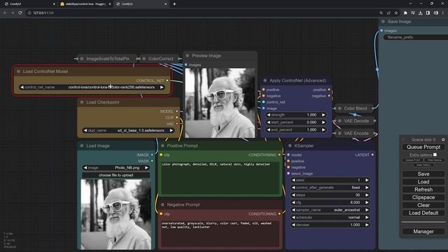 Control Lora pour ComfyUI |ControlNet pour SDXL 1.0 dans ComfyUI смотреть онлайн