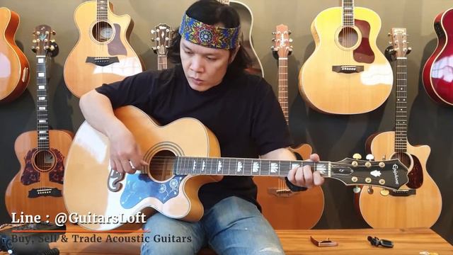 Review Epiphone EJ200SCE | By Guitars Loft смотреть онлайн