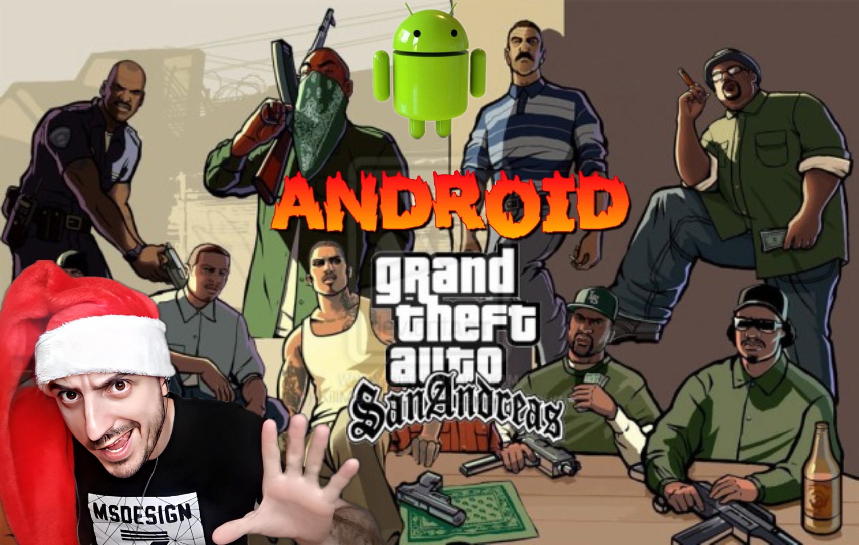 Играем на Андроиде » GTA San Andreas смотреть онлайн