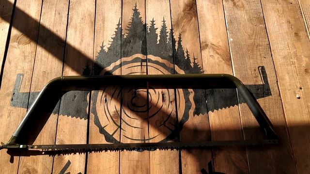 Пила лучковая по дереву / Homemade bow saw смотреть онлайн