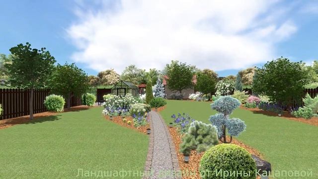 Планировка узкого и длинного участка