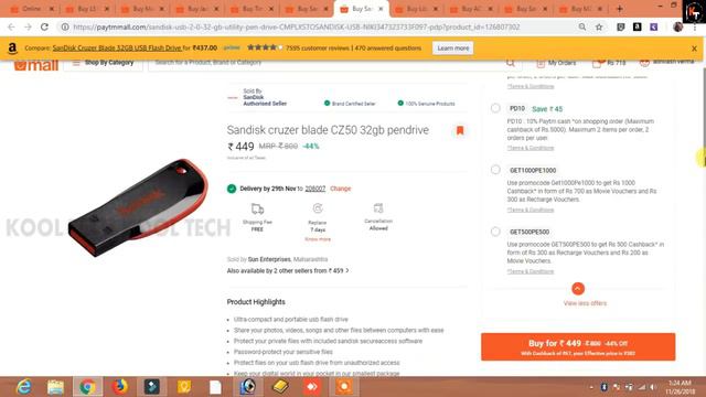 {26nov} 10 Paytm Mall Deals in Best Cheap Price Today. Grab it Fast. смотреть онлайн