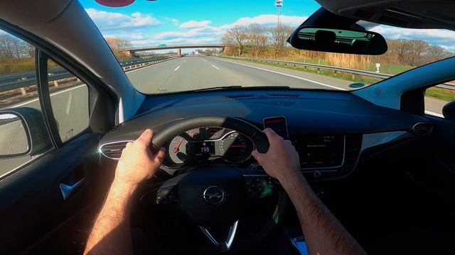 Opel Crossland x :TOP SPEED AND ACCELERATION IN GERMANY смотреть онлайн