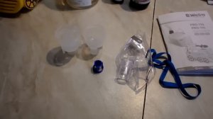 Детский компрессорный ингалятор. Небулайзер ПАРОВОЗИК B.Well