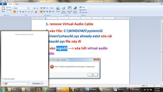 fix lỗi file C Windows system32 drivers vrtaucbl sys already exists смотреть онлайн