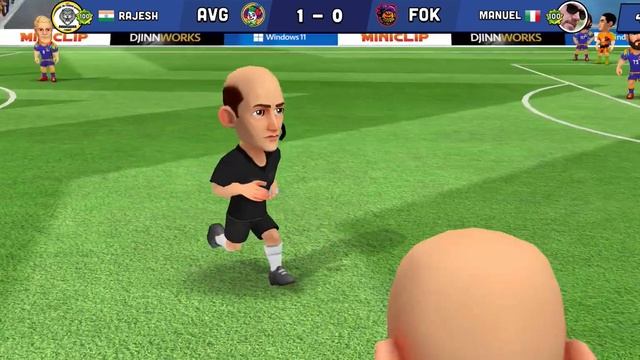 Low upgraded player playing mini football game смотреть онлайн