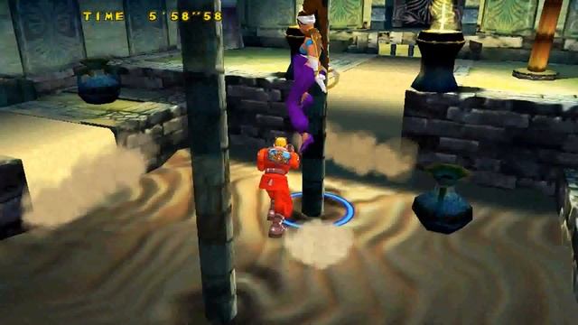 Power Stone Collection PSP Playthrough - POWER STONE 1 STORY MODE with FALCON
